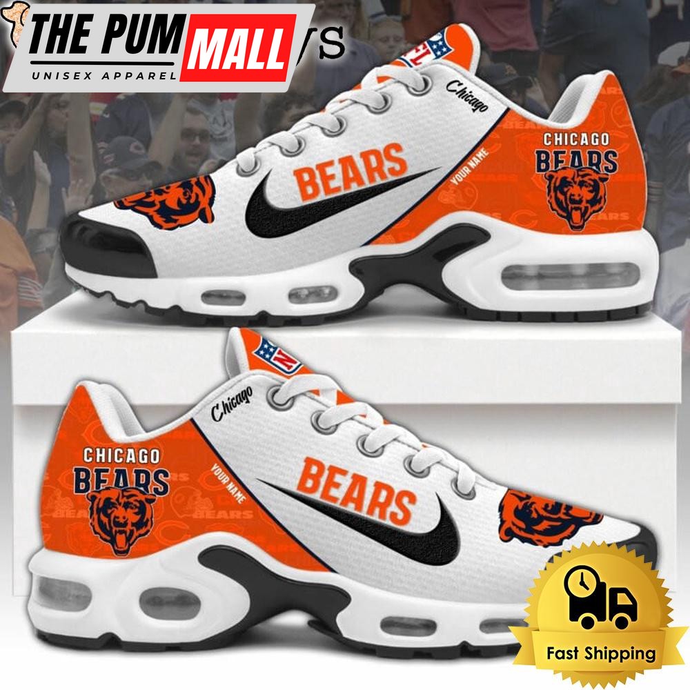 NFL Chicago Bears Logo 2024 Custom Air Max Plus Shoes, NFL Fan Shoes