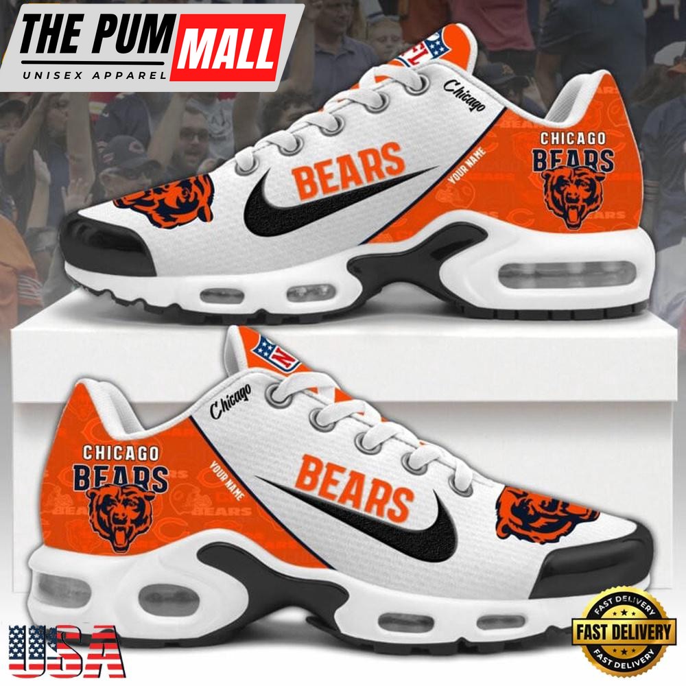 NFL Chicago Bears Logo 2025 Custom Air Max Plus Shoes Running Sneakers