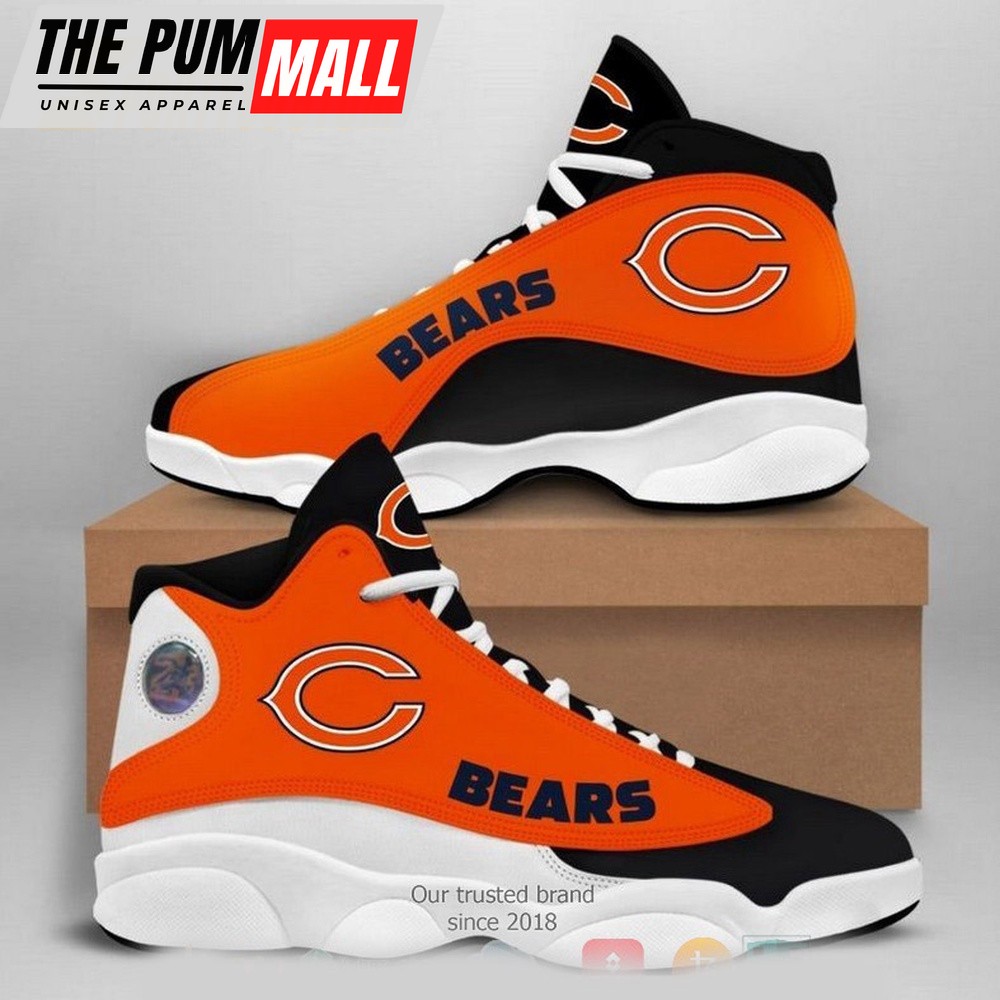 NFL Chicago Bears Logo Football Team Air Jd 13 Shoes