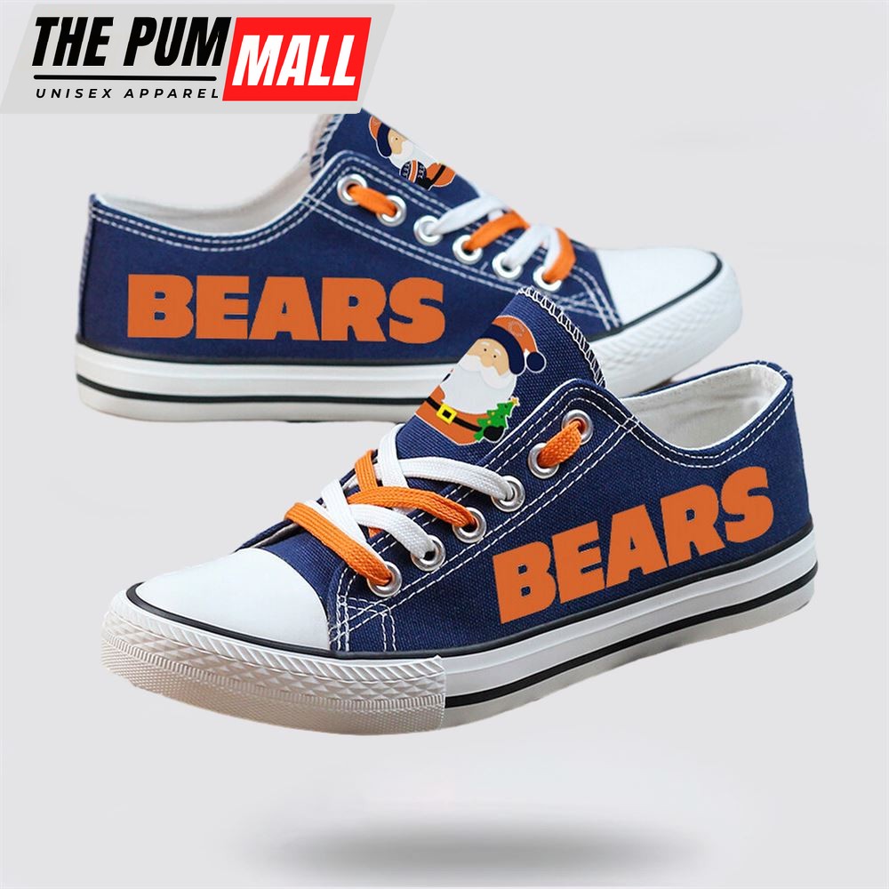 nfl-chicago-bears-low-top-canvas-print-chrismas-design-shoes-sport-sneakers-svjzpk3e NFL Chicago Bears Low Top Canvas Print Chrismas Design Shoes Sport Sneakers