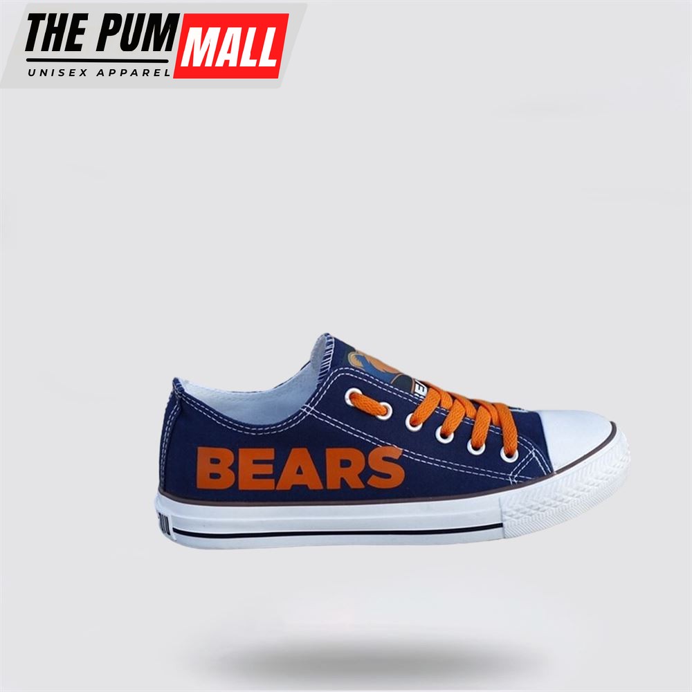 nfl-chicago-bears-low-top-canvas-shoes-sport-sneakers-dominate-the-streets-with-7d0t3e9w NFL Chicago Bears Low Top Canvas Shoes Sport Sneakers Dominate The Streets With Authentic Nfl Style