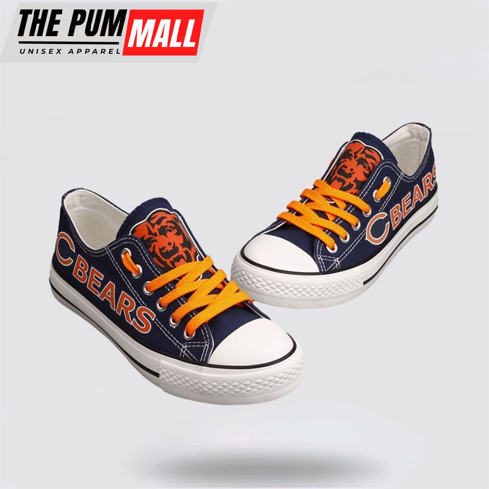 nfl-chicago-bears-low-top-canvas-shoes-sport-sneakers-fuel-your-passion-for-the-12ony7qc NFL Chicago Bears Low Top Canvas Shoes Sport Sneakers Fuel Your Passion For The Game With Every Stride