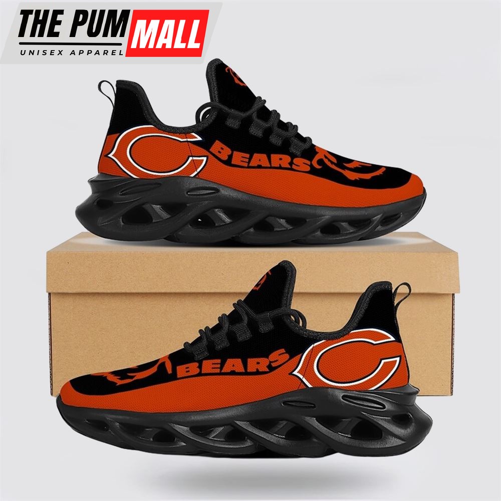 NFL Chicago Bears Max Soul Shoes Sneakers Sport Shoes Walk The Talk Of Team Pride With Every Step