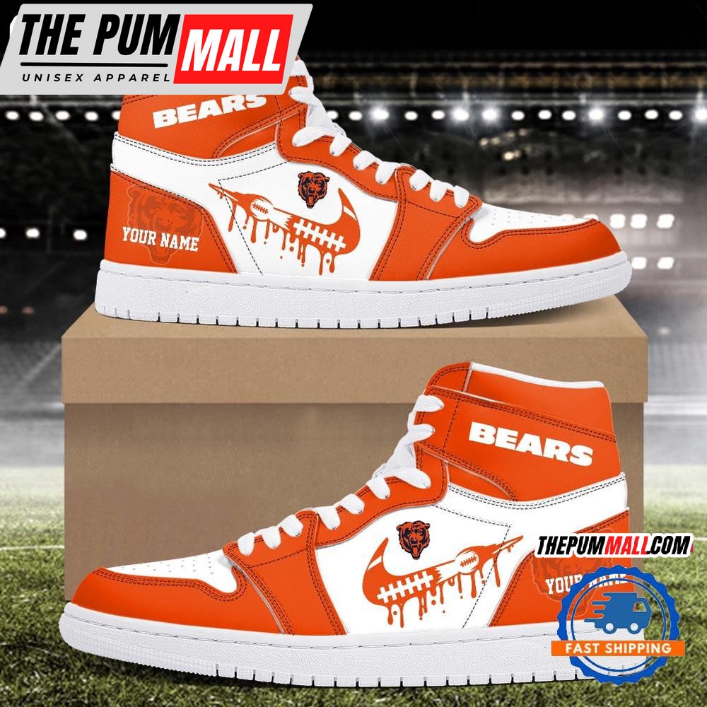 NFL Chicago Bears New Season Custom Air Jd 1 Hightop Shoes