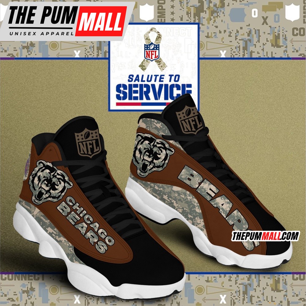 NFL Chicago Bears Salute To Service Air Jd 13 Shoes