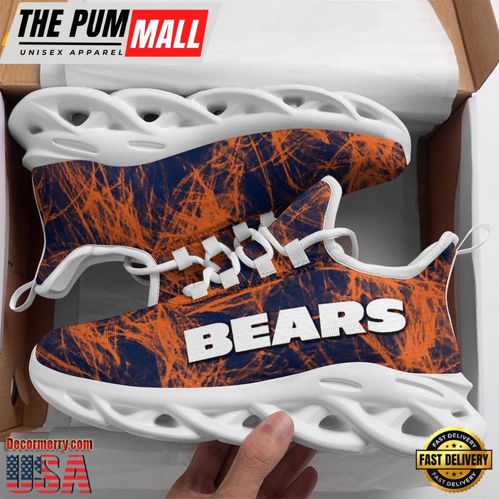 NFL Chicago Bears Smoke Pattern Max Soul Shoes , Running Sneakers Shoes