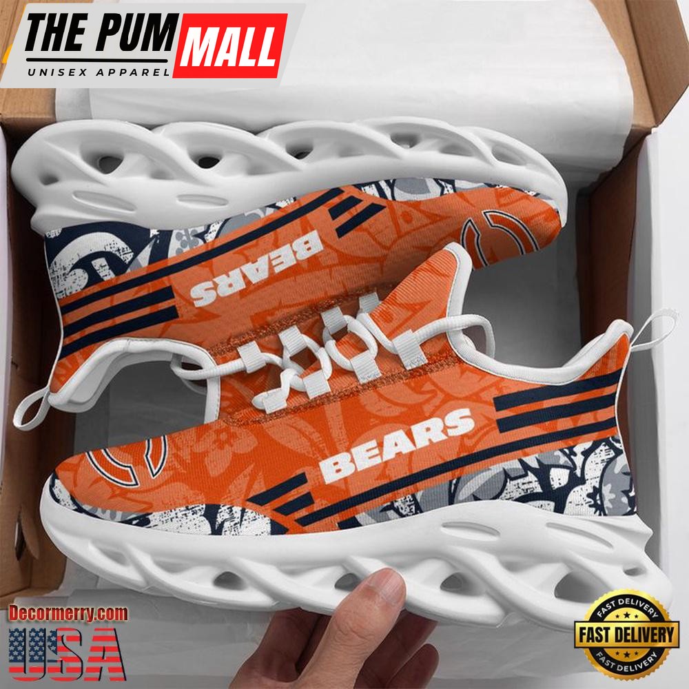 NFL Chicago Bears Tropical Max Soul Shoes , Running Sneakers Shoes