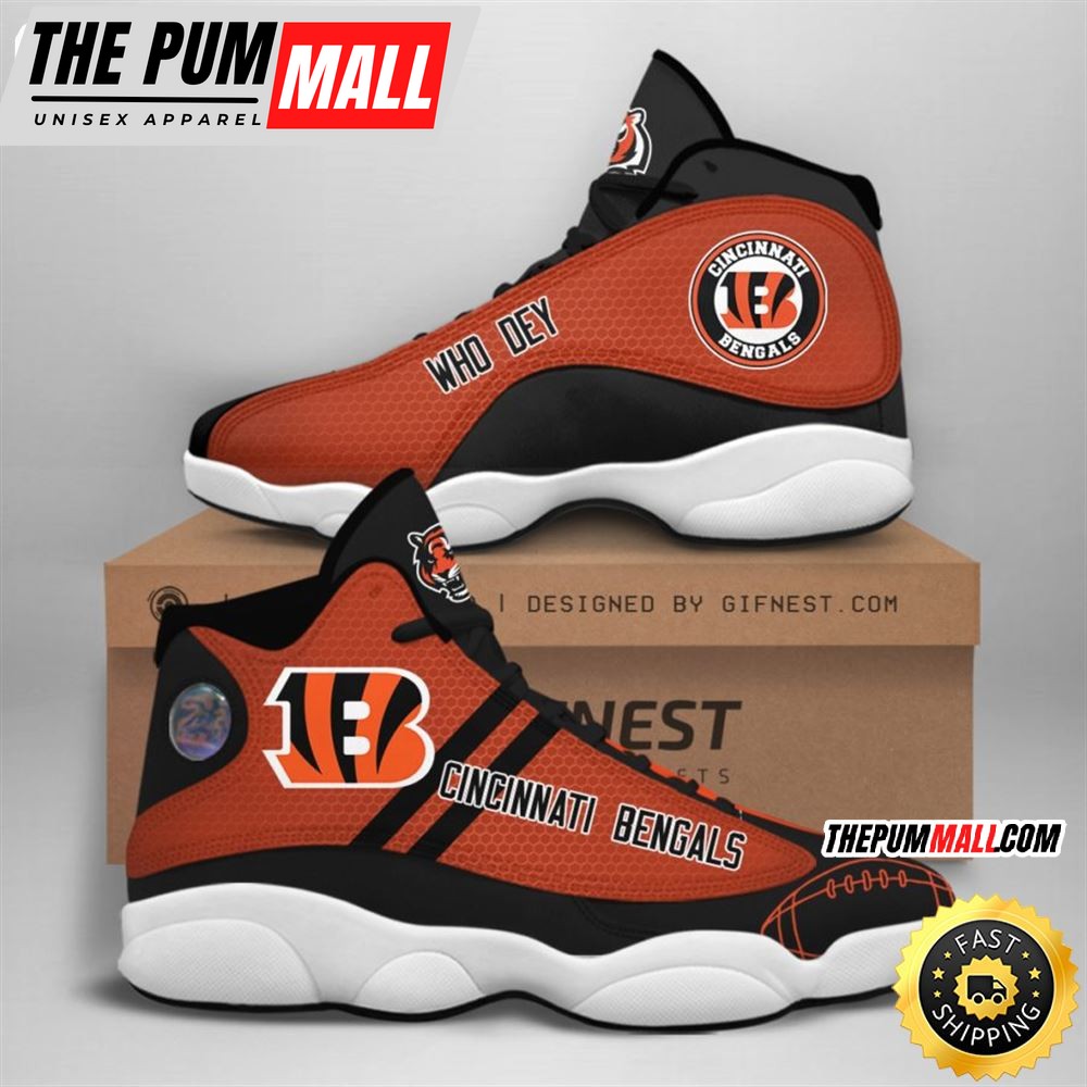 NFL Cincinnati Bengals Air Jd 13 Shoes