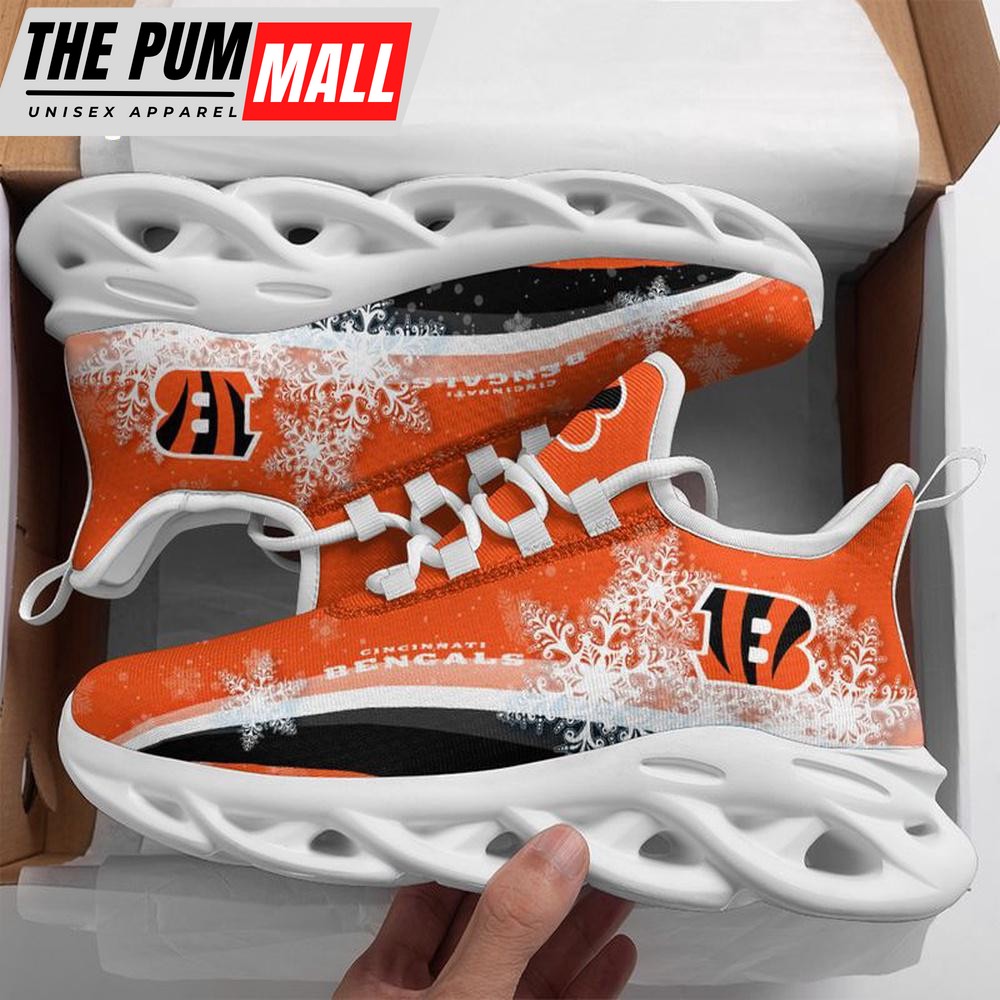 NFL Cincinnati Bengals Christmas Snow Max Soul Shoes For Men Women