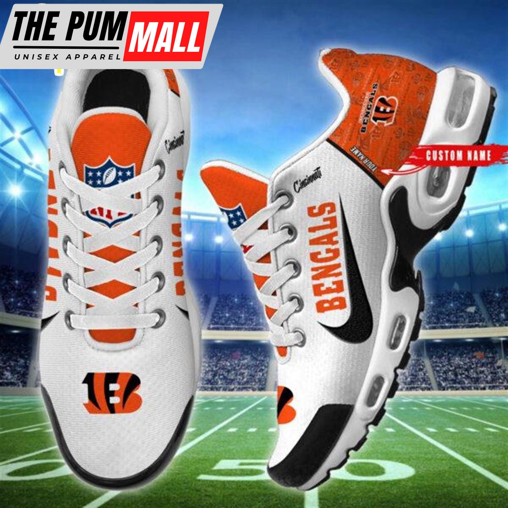 NFL Cincinnati Bengals Custom Name Air Max Plus Shoes