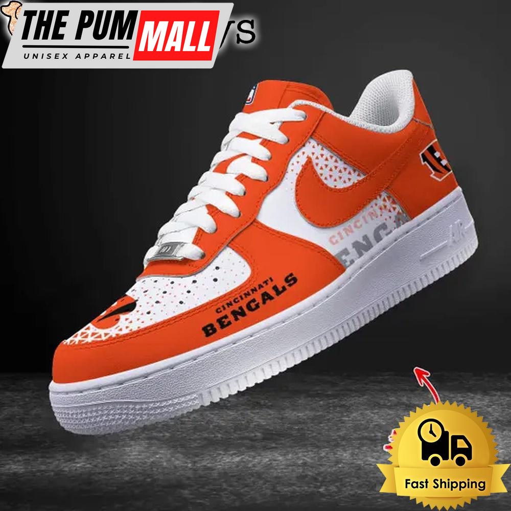 NFL Cincinnati Bengals Dress With A Winning Attitude Custom Air Force 1 Shoes