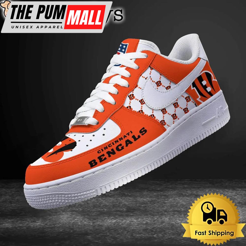 nfl-cincinnati-bengals-every-step-carries-belief-custom-air-force-1-shoes-meo09twt NFL Cincinnati Bengals Every Step Carries Belief Custom Air Force 1 Shoes