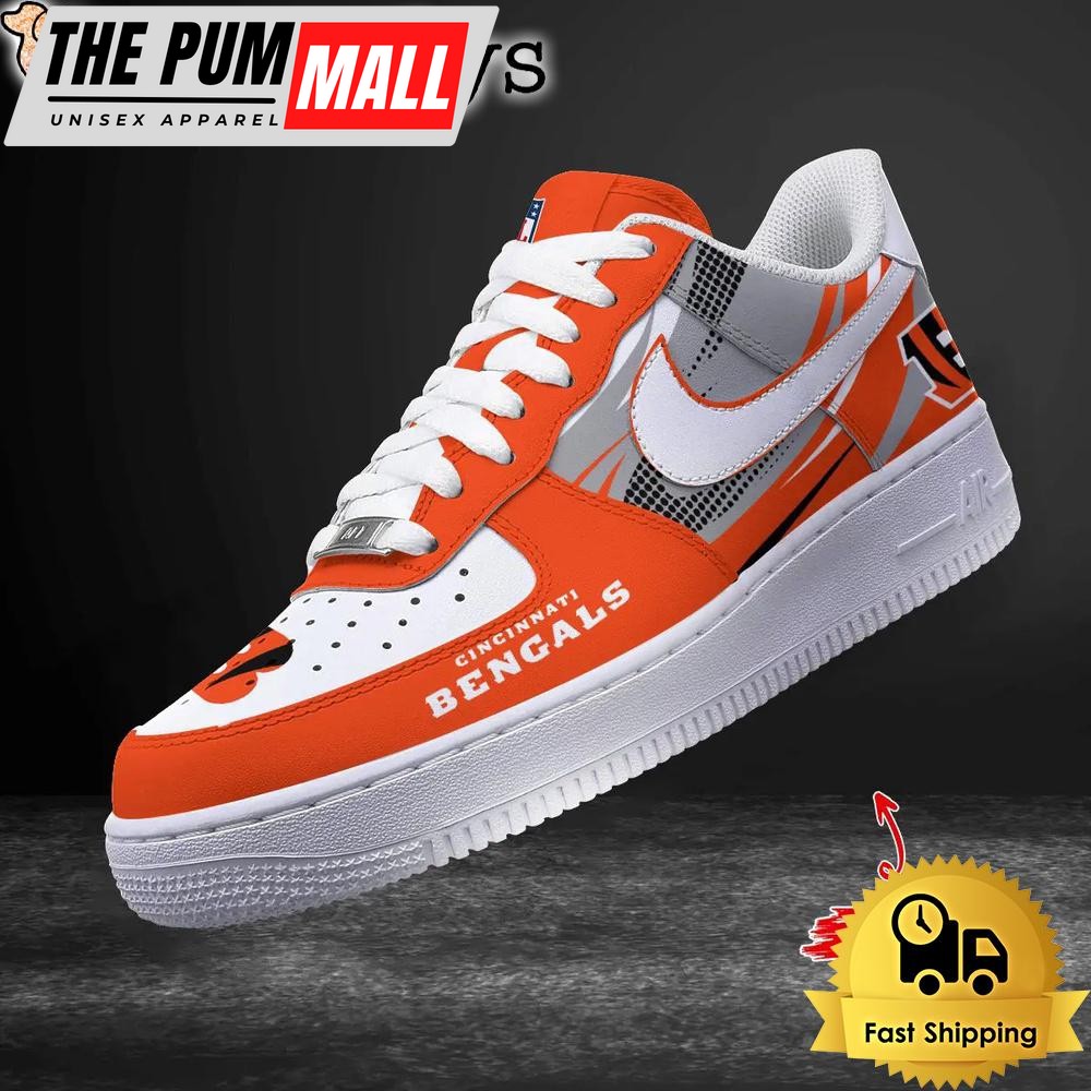 NFL Cincinnati Bengals Football Style Goes Everywhere Custom Air Force 1 Shoes