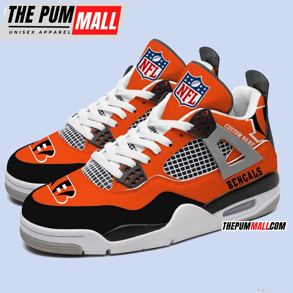 nfl-cincinnati-bengals-football-team-air-jordan-4-shoes-personalized-aj4-sneake-25ydmlfi NFL Cincinnati Bengals Football Team Air Jordan 4 Shoes, Personalized AJ4 Sneaker