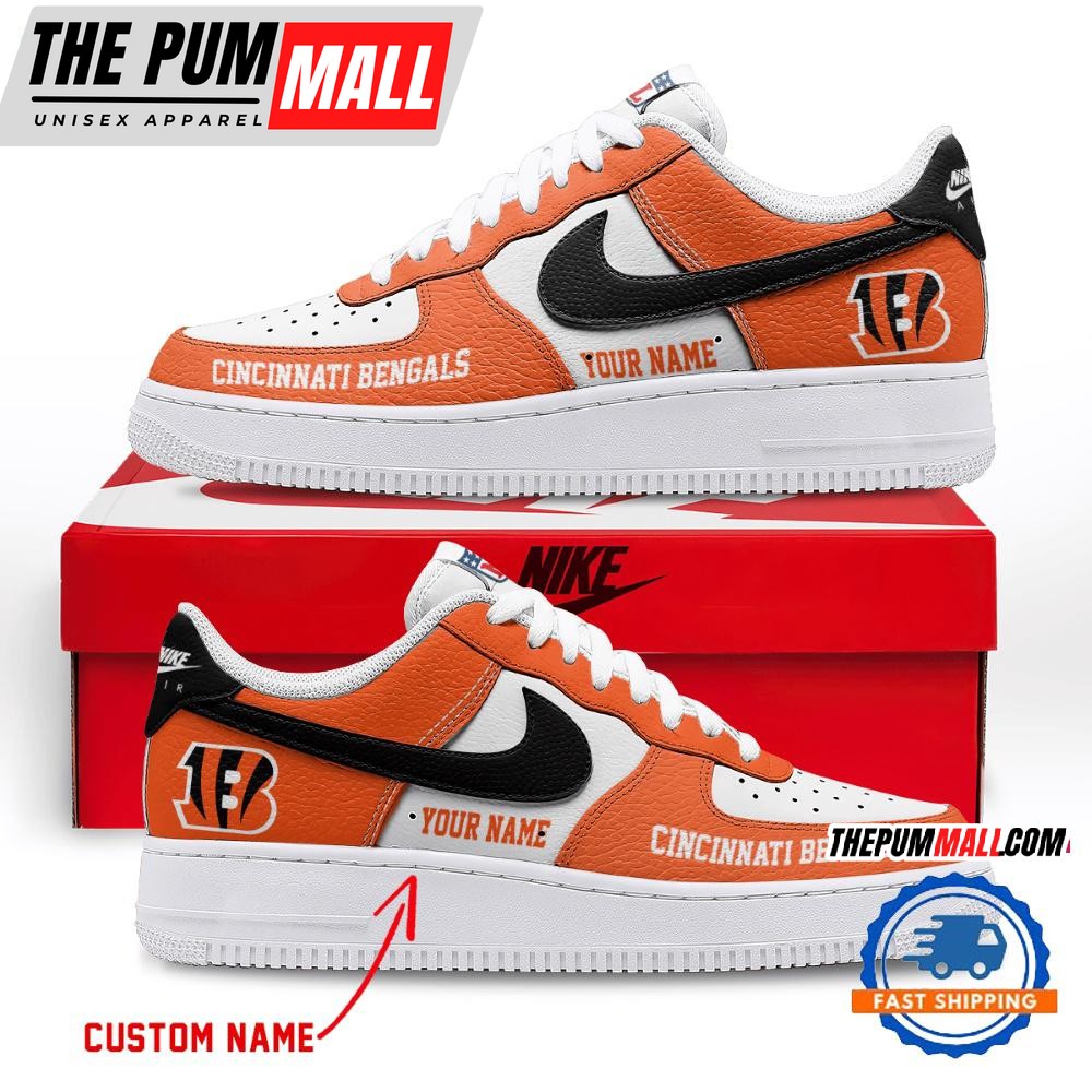 NFL Cincinnati Bengals Limited Edition Personalized Air Force 1 Shoes Sneaker
