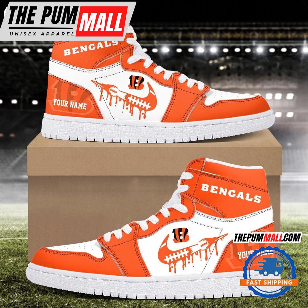 NFL Cincinnati Bengals New Season Custom Air Jd 1 Hightop Shoes