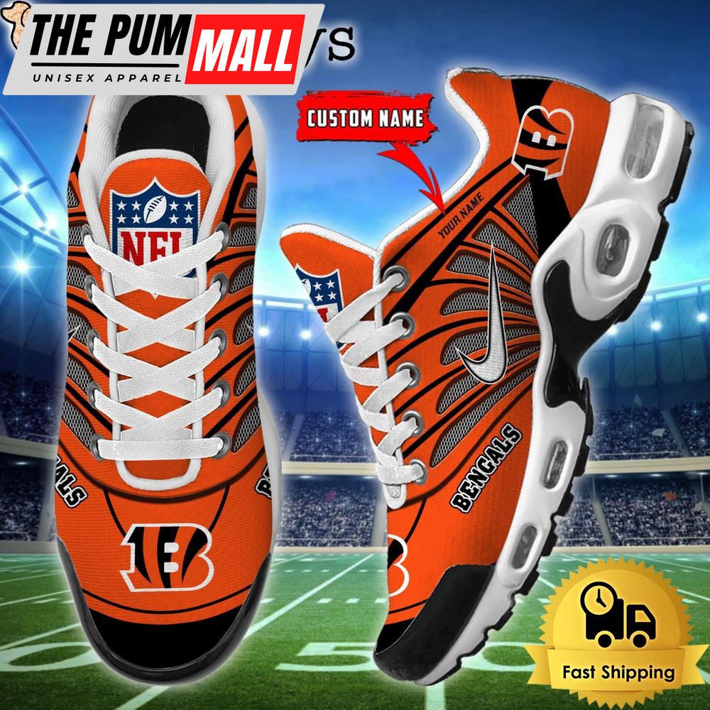 nfl-cincinnati-bengals-sport-football-logo-custom-air-max-plus-shoes-hulv0hyj NFL Cincinnati Bengals Sport Football Logo Custom Air Max Plus Shoes