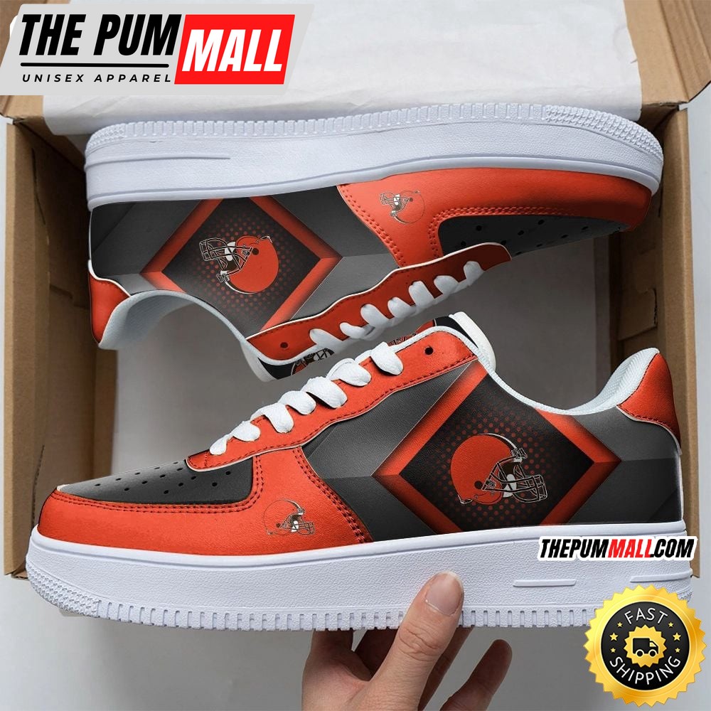 NFL Cleveland Browns Air Force 1 Shoes Chic AF1 Collection