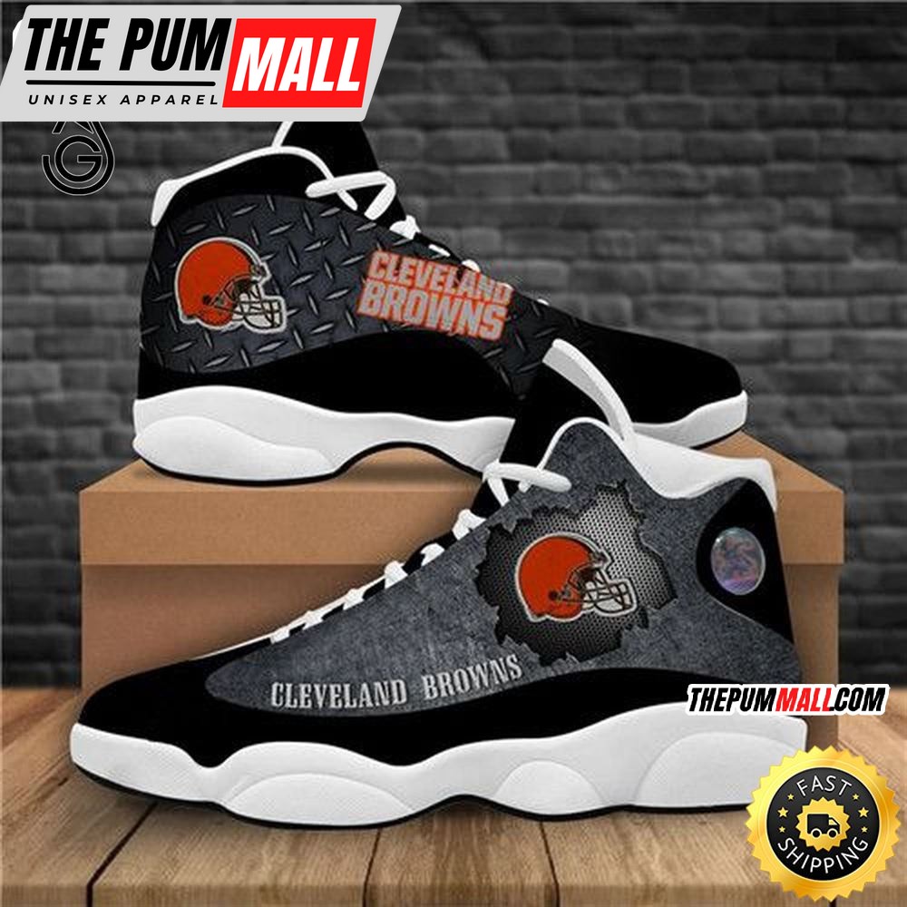 Nfl Cleveland Browns Air Jd 13 Shoes