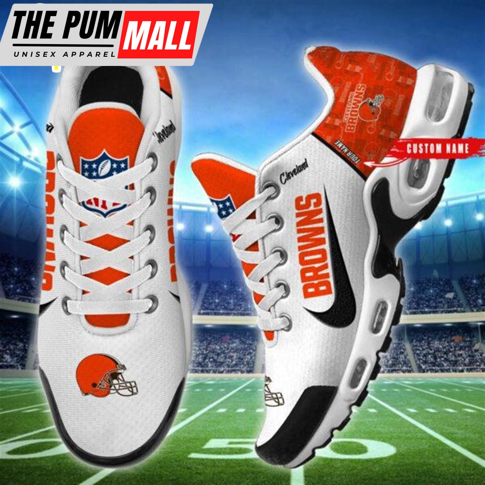 NFL Cleveland Browns Custom Name Air Max Plus Shoes