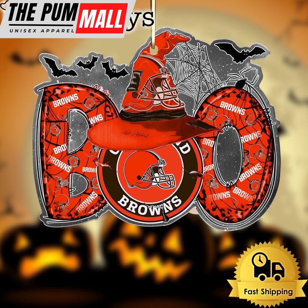 NFL Cleveland Browns Halloween Boo Ornament Limited Edition