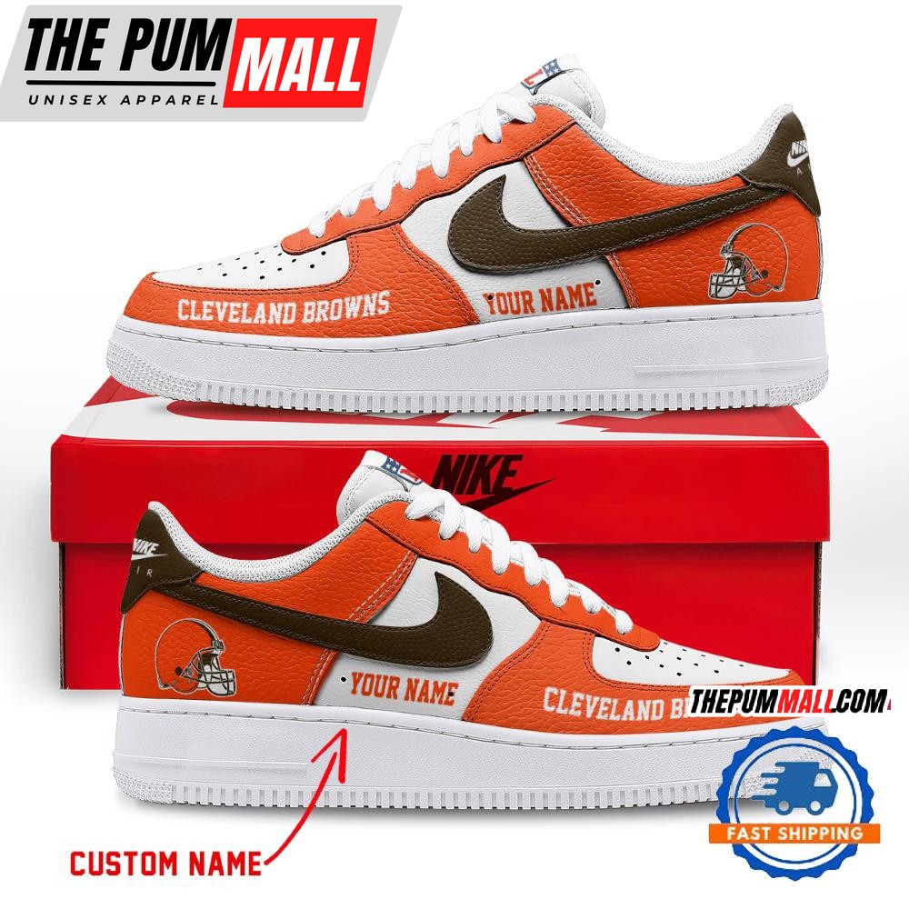 NFL Cleveland Browns Limited Edition Personalized Air Force 1 Shoes Sneaker
