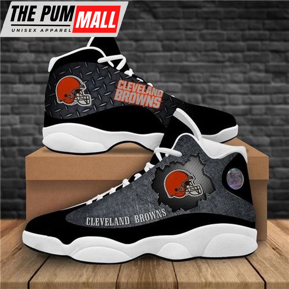 NFL Cleveland Browns Logo Air Jd 13 Shoes