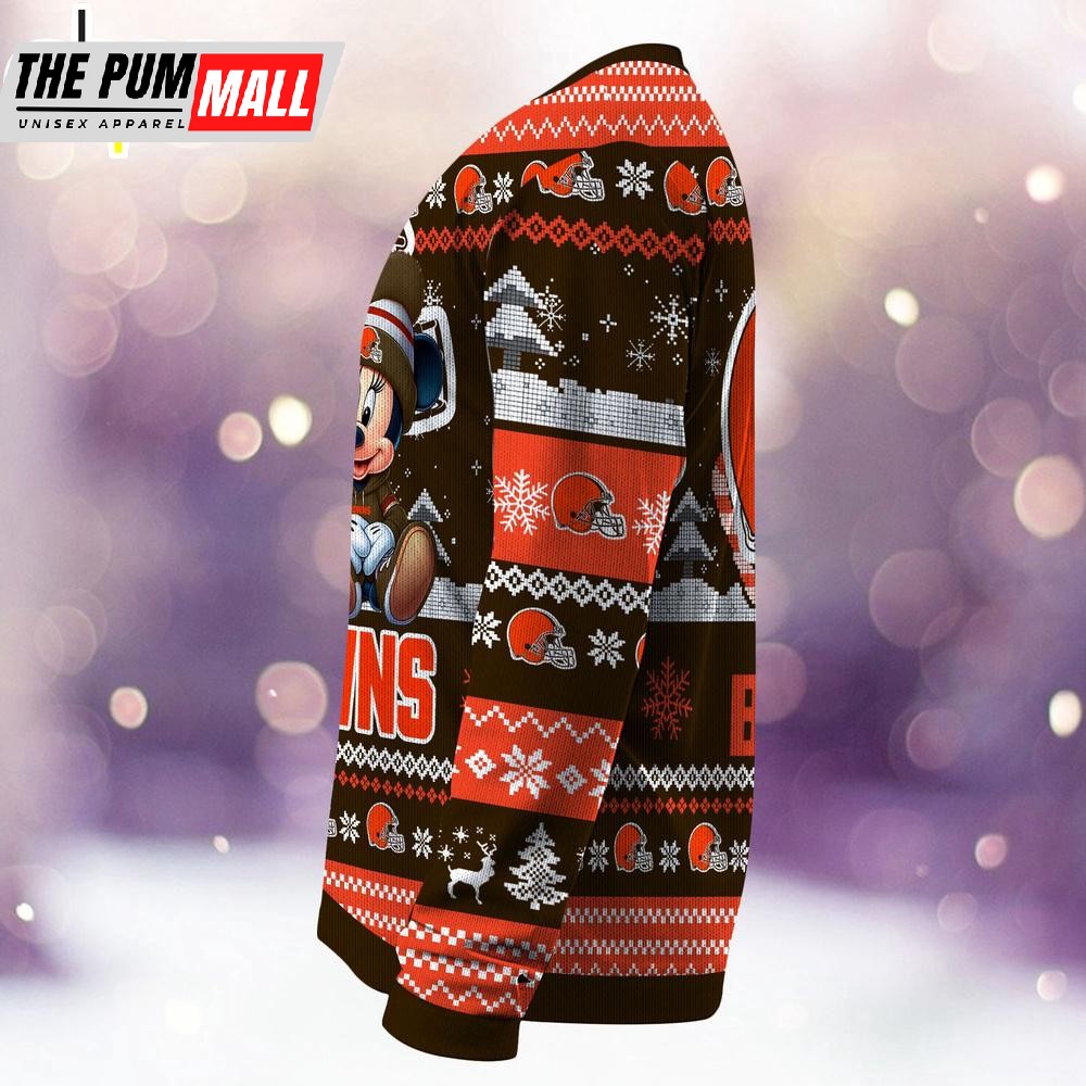 nfl-cleveland-browns-mickey-and-minnie-cute-christmas-ugly-sweater-4eacfrvs NFL Cleveland Browns Mickey And Minnie Cute Christmas Ugly Sweater