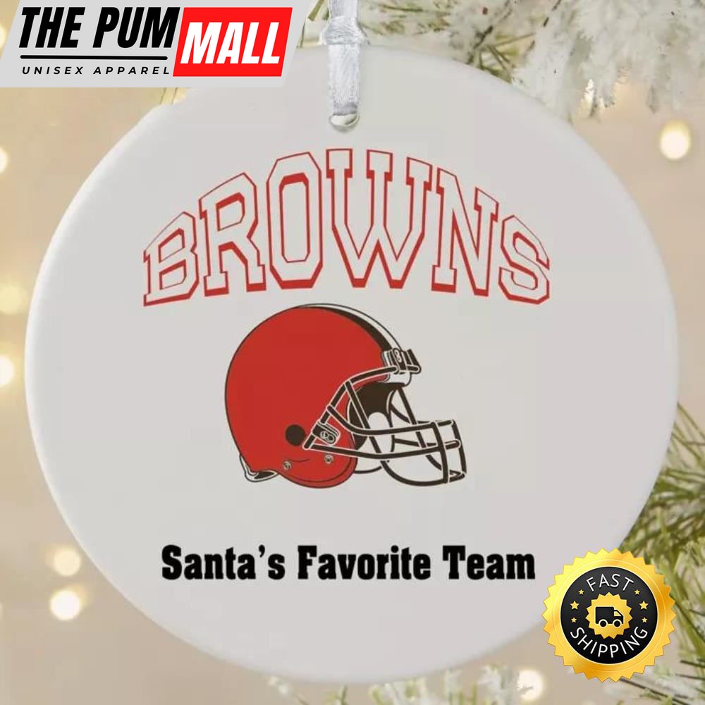 NFL Cleveland Browns Personalized NFL Football Ornaments Limited Edition