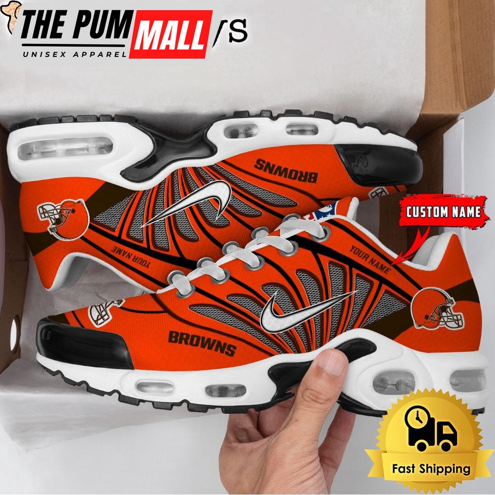 NFL Cleveland Browns Sport Football Logo Custom Air Max Plus Shoes