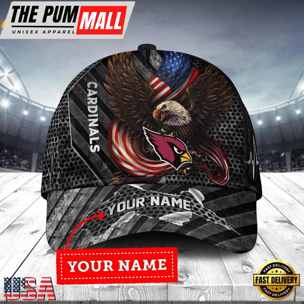 NFL Custom Name Arizona Cardinals Eagle Baseball Cap Snapback Hats