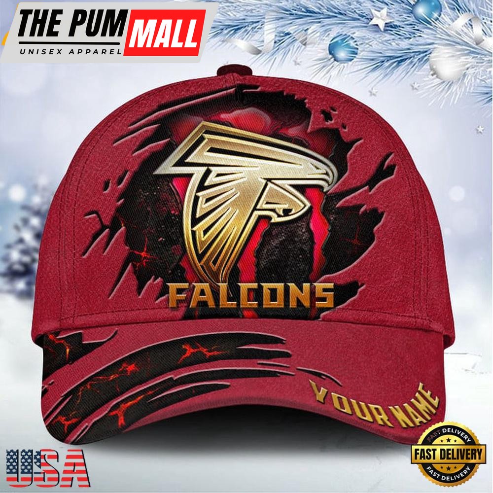 NFL Custom Name Atlanta Falcons Team Baseball Cap Snapback Hats