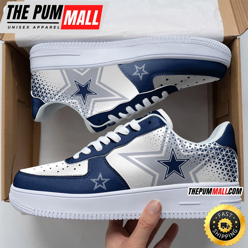 NFL Dallas Cowboys Air Force 1 Shoes Classic Air Force Kicks