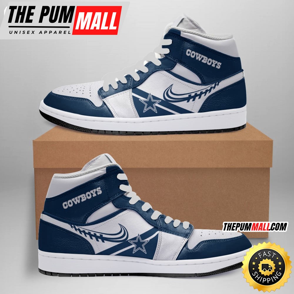 NFL Dallas Cowboys Air Jd 1 Shoes