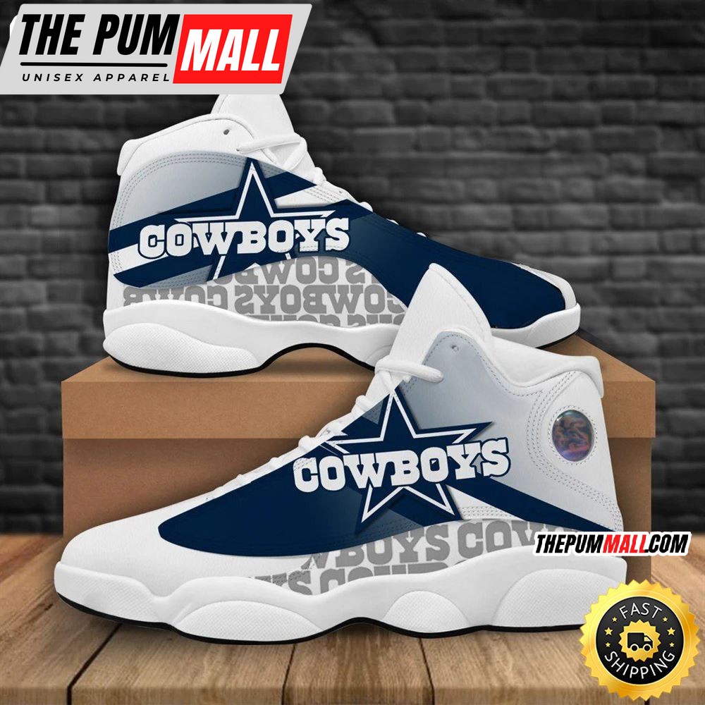 NFL Dallas Cowboys Air Jd 13 Shoes V2