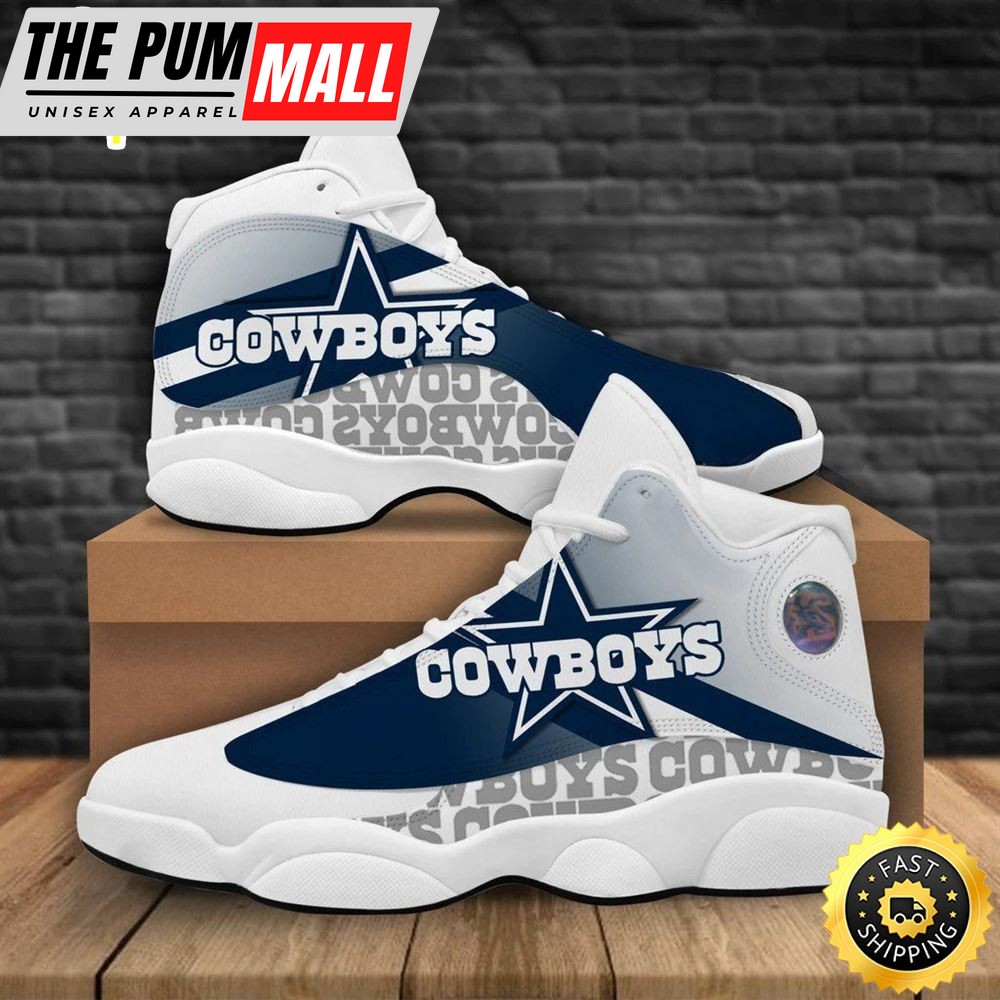 NFL Dallas Cowboys Air Jd 13 Shoes V2