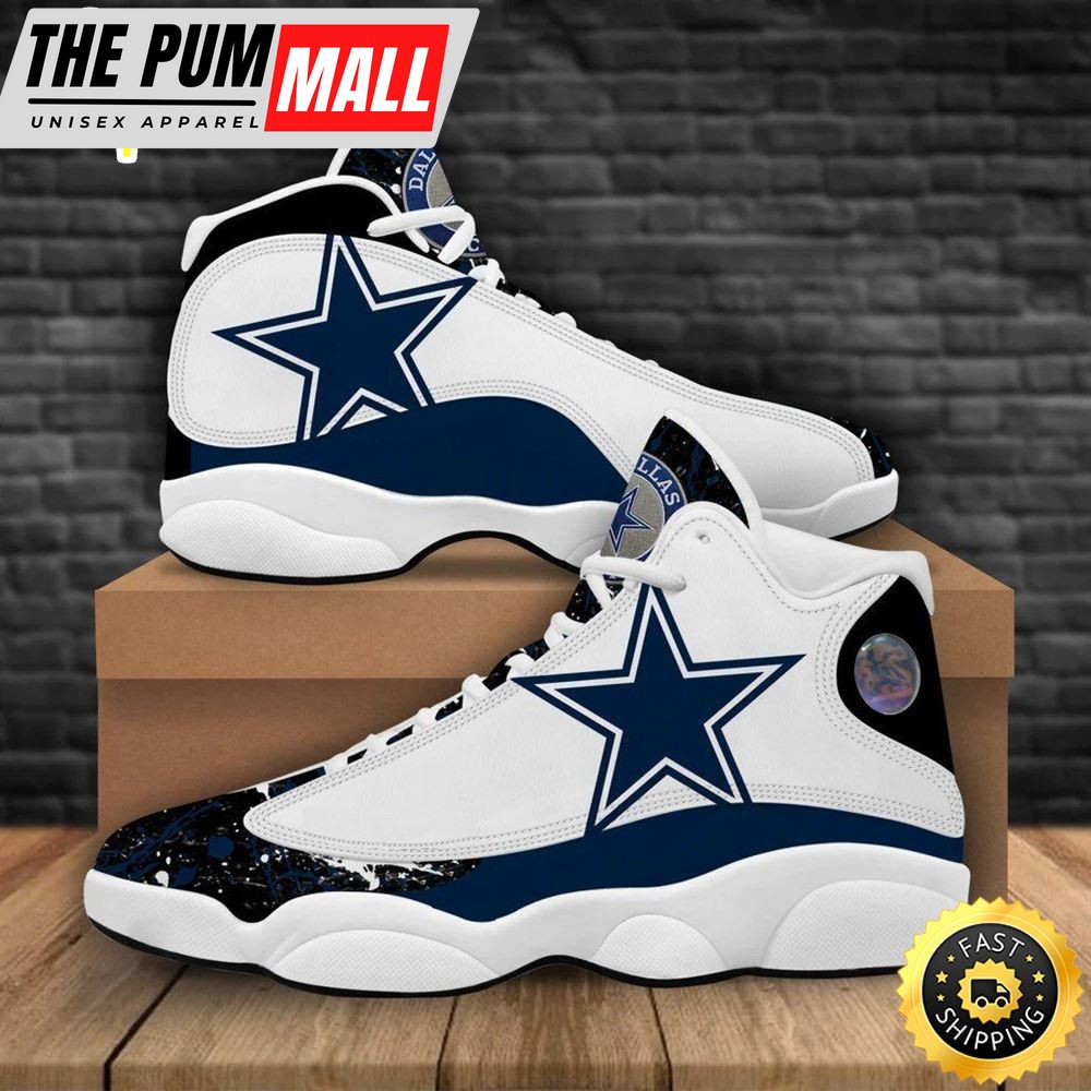 NFL Dallas Cowboys Air Jd 13 Shoes V3