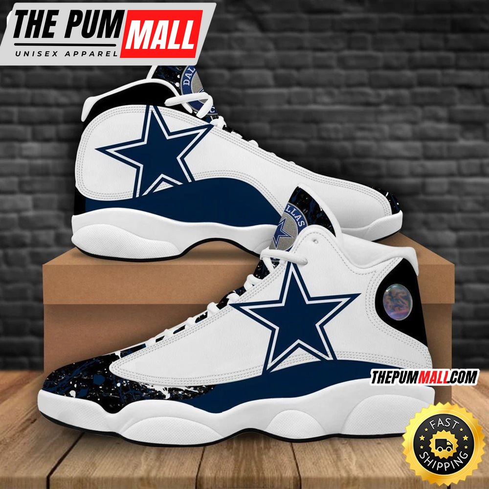 NFL Dallas Cowboys Air Jd 13 Shoes V3