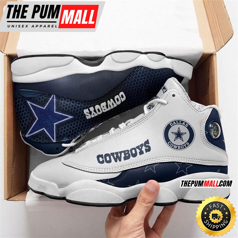 NFL Dallas Cowboys Air Jd 13 Shoes V5