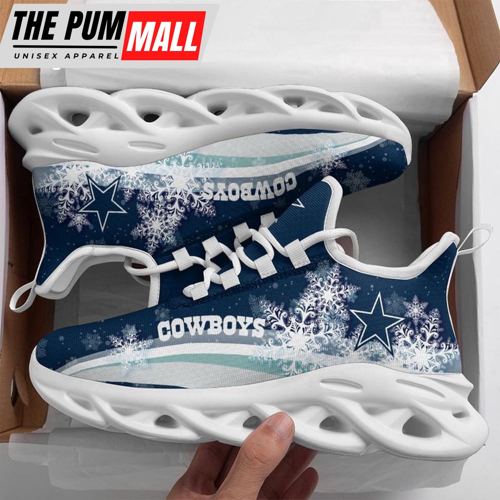 NFL Dallas Cowboys Christmas Snow Max Soul Shoes For Men Women
