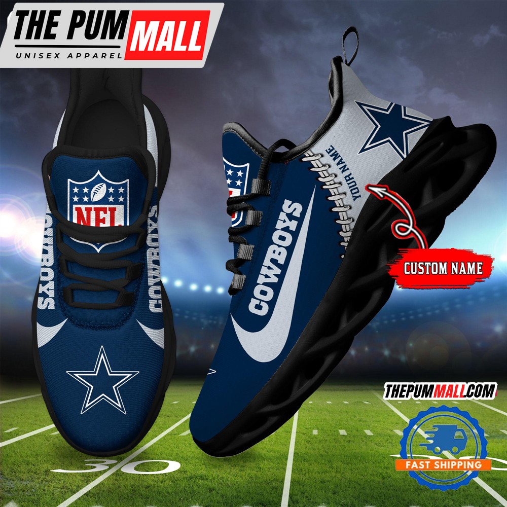 NFL Dallas Cowboys Football New Season Sneaker Max Soul Shoes