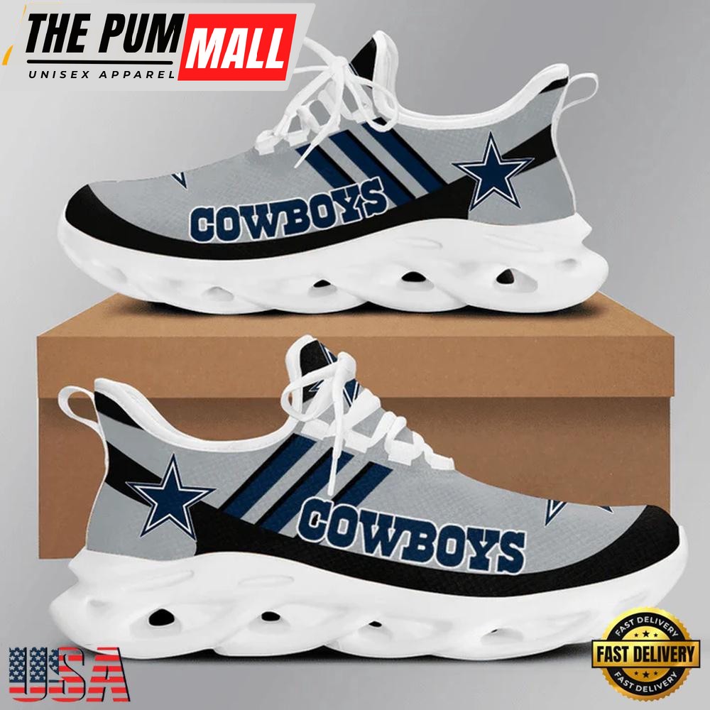 NFL Dallas Cowboys Football Sport Max Soul Shoes, Running Sneakers Shoes, Fan Gifts