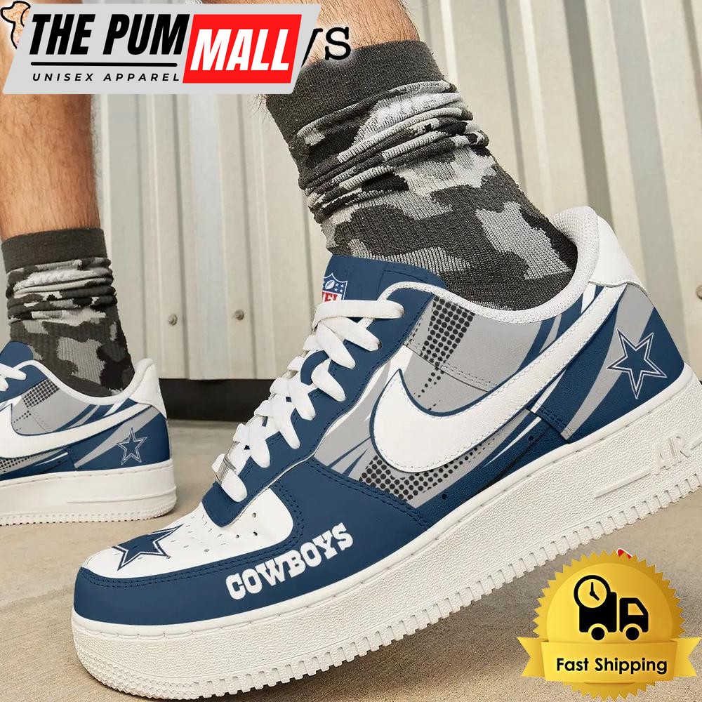 NFL Dallas Cowboys Football Style Goes Everywhere Custom Air Force 1 Shoes