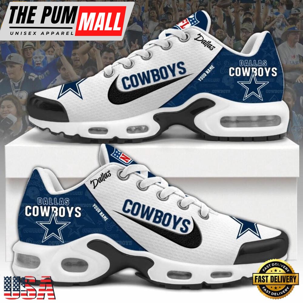 NFL Dallas Cowboys Logo 2025 Custom Air Max Plus Shoes Running Sneakers