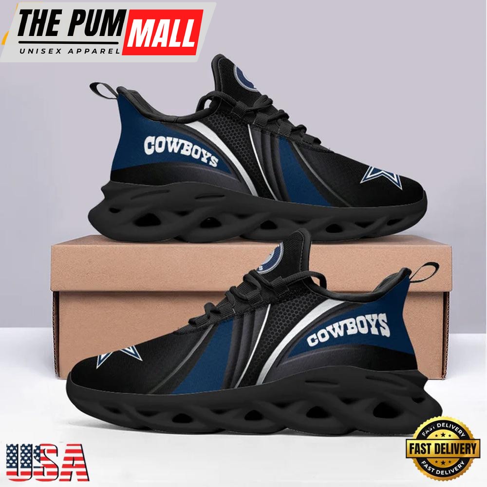 NFL Dallas Cowboys Logo Team Max Soul Shoes, Running Sneakers Shoes, Fan Gifts