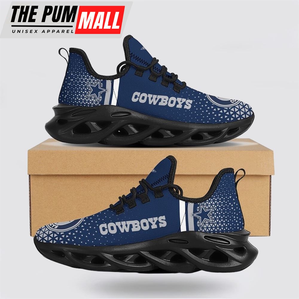 NFL Dallas Cowboys Max Soul Shoes Sneakers Sport Shoes Dominate The Streets With Authentic Nfl Style