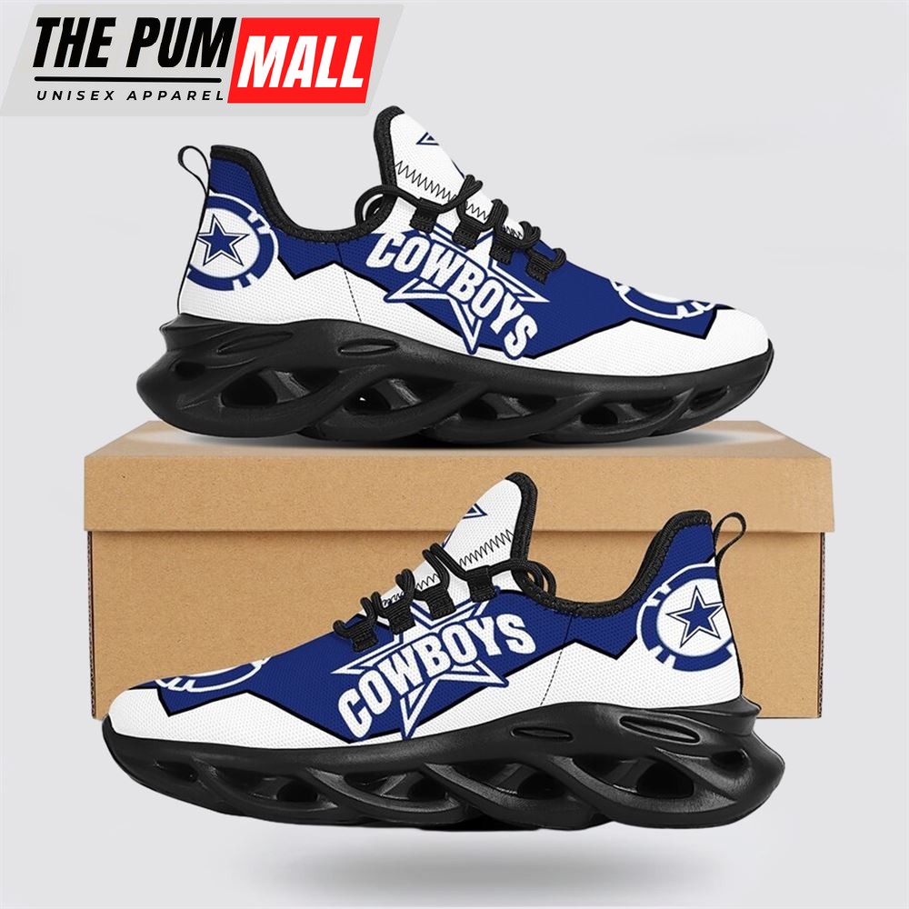 NFL Dallas Cowboys Max Soul Shoes Sneakers Sport Shoes Step Up Your Game With Unmatched Comfort And Support