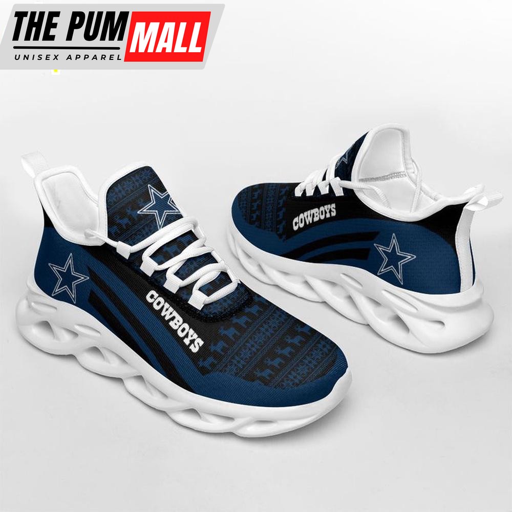 NFL Dallas Cowboys Merry Christmas Max Soul Shoes Gift For Fans