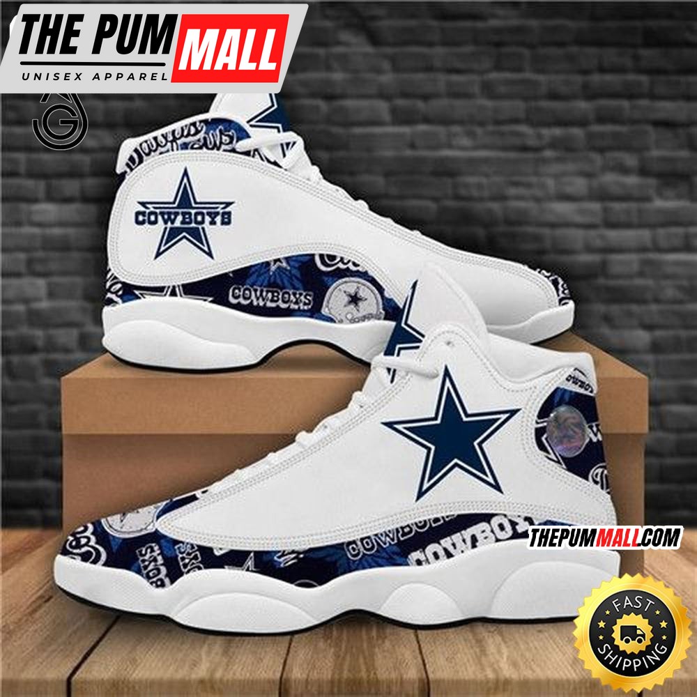 Nfl Dallas Cowboys Sport Team Air Jd 13 Shoes