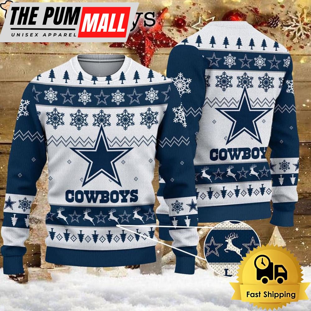 NFL Dallas Cowboys Team Winter Ugly Christmas Sweater